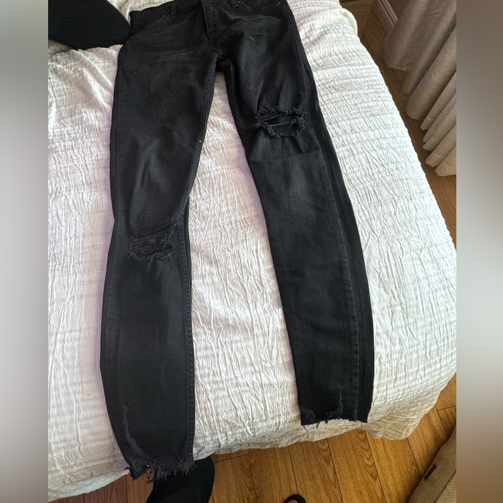 Free people Black Skinny jeans